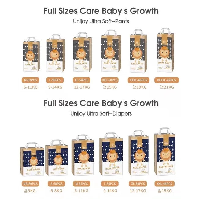 Unijoy Royal Ultra Soft Ultra Thin Baby Diapers Tape / Pants