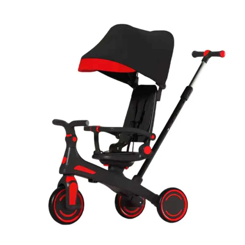 5-in-1 Kids Tricycle/Trike/Balancing Bike with Seat Reclinable