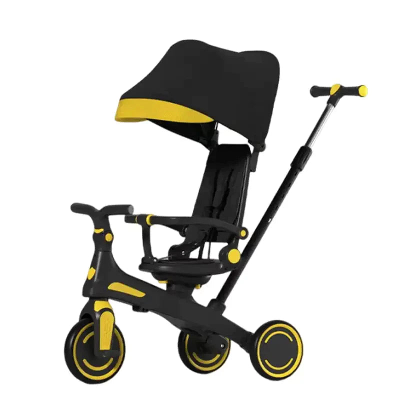 5-in-1 Kids Tricycle/Trike/Balancing Bike with Seat Reclinable