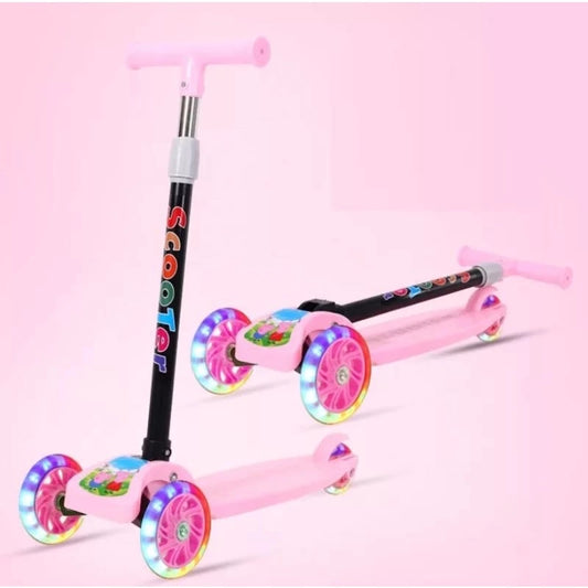 Children / Kids Kick Scooter with LED Light - Economical & Foldable